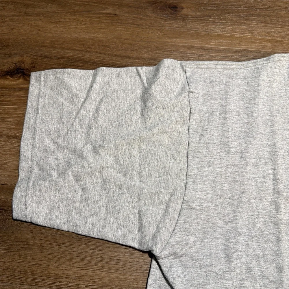 Vintage 90s Chicago Bulls Starter T-Shirt Gray Mens LARGE NBA USA Embroidered - Picture 2 of 12